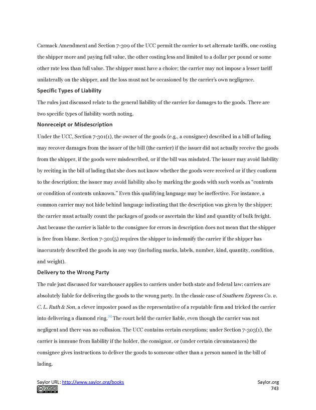 Business Law and the Legal Environment - Page 743